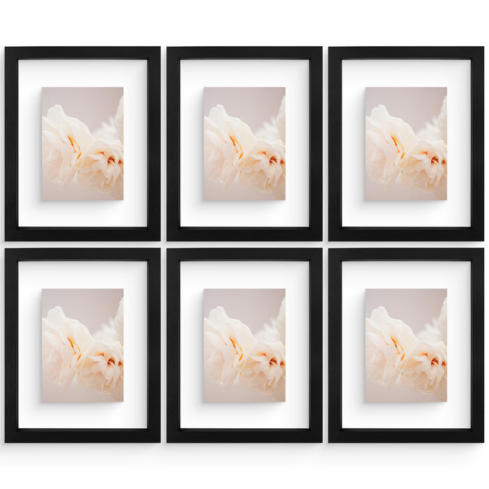 8.5x11 Floating Frame (6 Pcs Per Box) Black