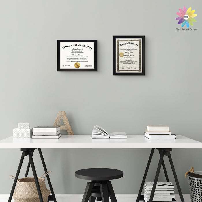 8.5x11 Picture Frame with Real Glass (16 Pcs Per Box)