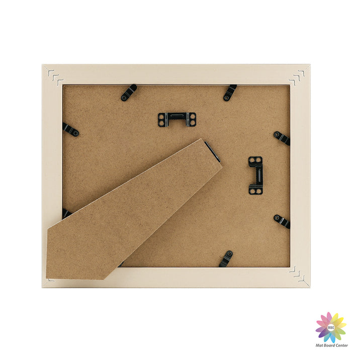 8x10 Collage Picture Frame with White Mat for Two 4x6 Photo Blue Gold(10 Pcs Per Box)