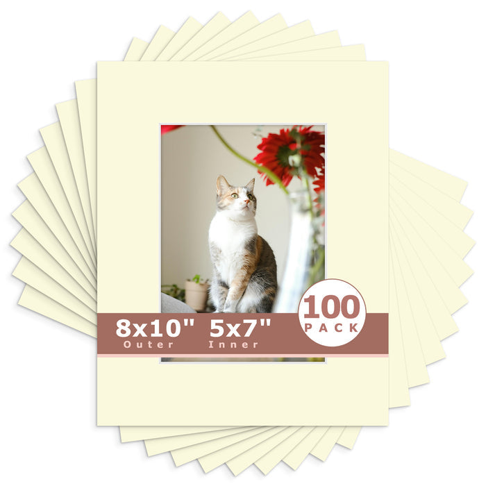 5x7 (4.5x6.5 exact opening) / N105 Ivory