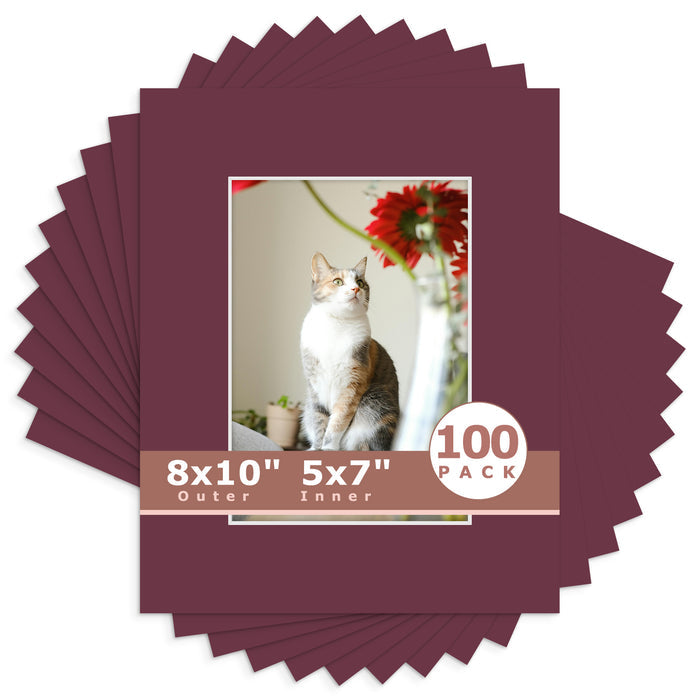 5x7 (4.5x6.5 exact opening) / N124 Maroon