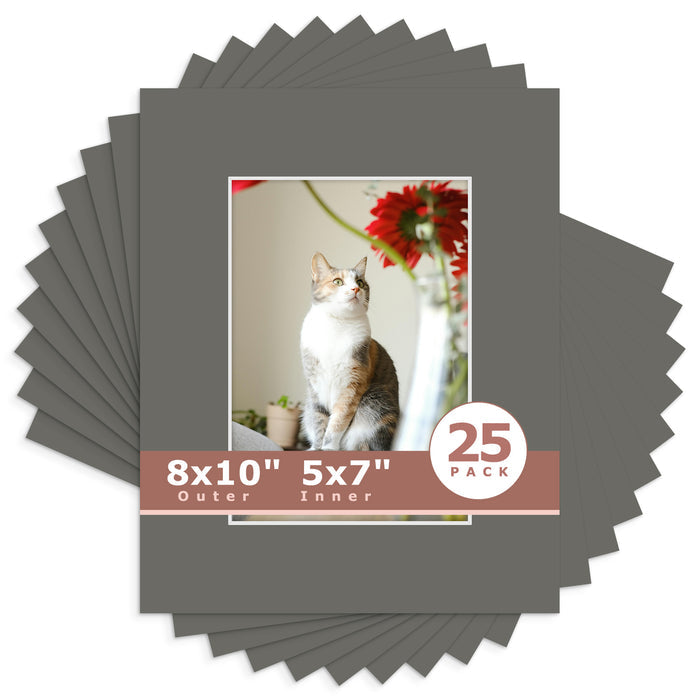 5x7 (4.5x6.5 exact opening) / N171 Gray