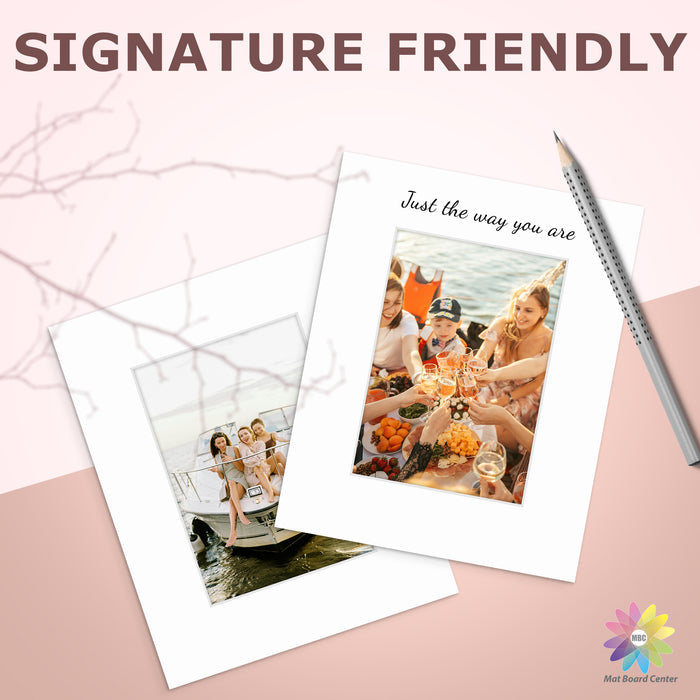 8x10 Economy Pre-Cut Mat Board-Pack of 25