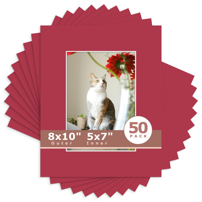 5x7 (4.5x6.5 exact opening) / N117 China Red