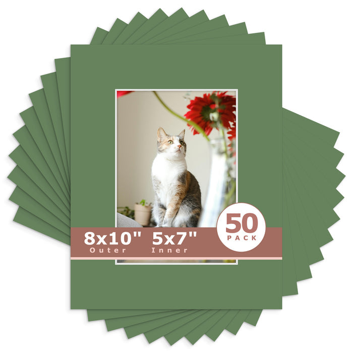 5x7 (4.5x6.5 exact opening) / N131 Basque Green