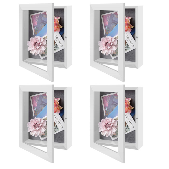 8x10.5 Shadow Box Frame (4 Pcs per Box) White