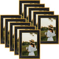 8x12 Picture Frame Black/Classic Gold Color (10 Pcs per Box)