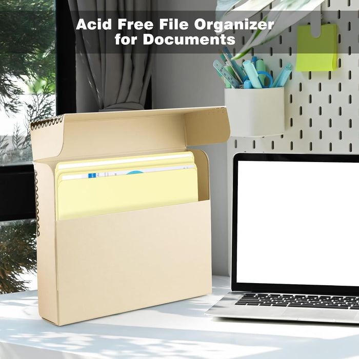 9.5x14.75 Inches Lineco Archival Letter Size File Folders Lignin-Free Light Tan 10 Pt