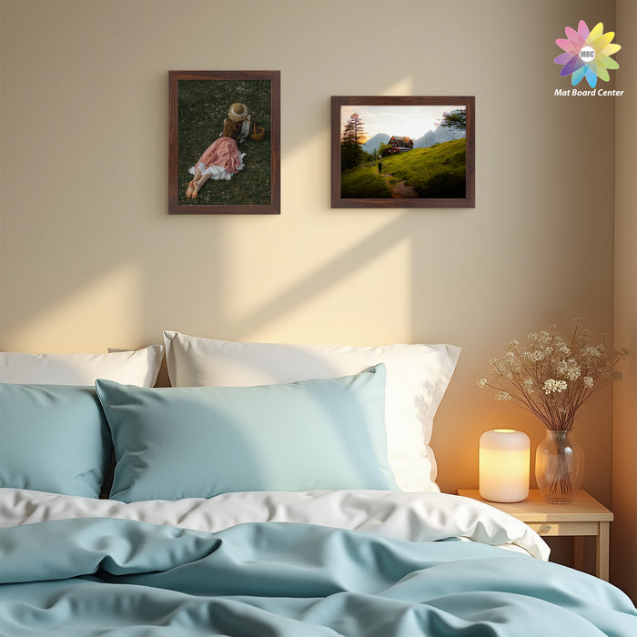 9x12 Picture Frame with White Mat for 6x8 Photo (8 Pcs Per Box)