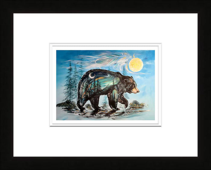 Carla Joseph A Bear's Journey Wall Art | Native Art Canada