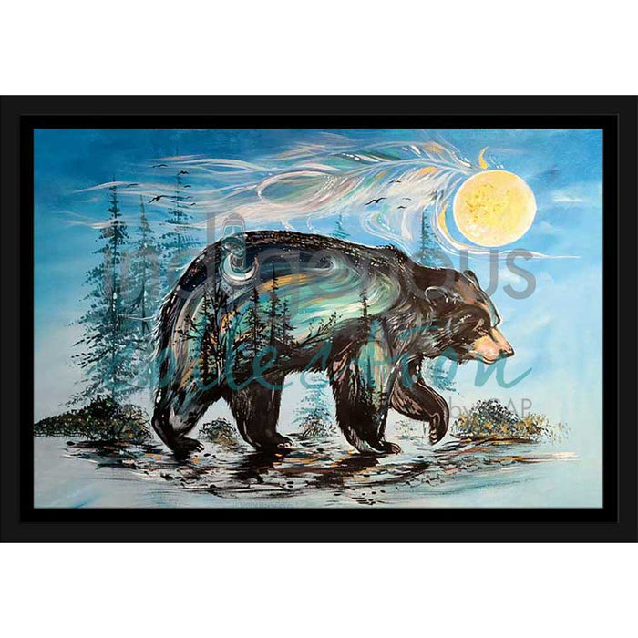 Carla Joseph A Bear's Journey Wall Art | Native Art Canada