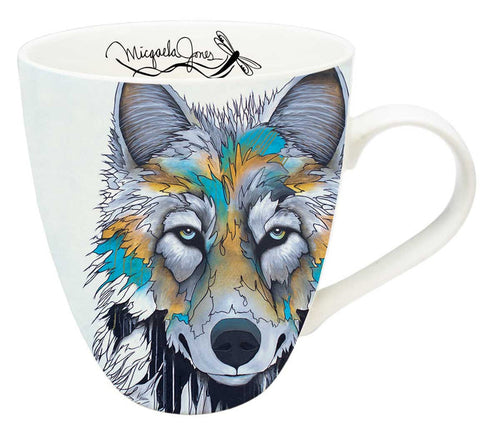 Alpha indigenous art mug by Micqaela Jones Canada