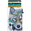 Alpha by Micqaela Jones Metal Card Holder, RIFD indigenous art gift by Micqaela Jones Canada