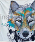 Alpha indigenous art blanket by Micqaela Jones Canada