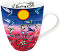 Ancestors indigenous art mug by Jeffrey Red George Canada