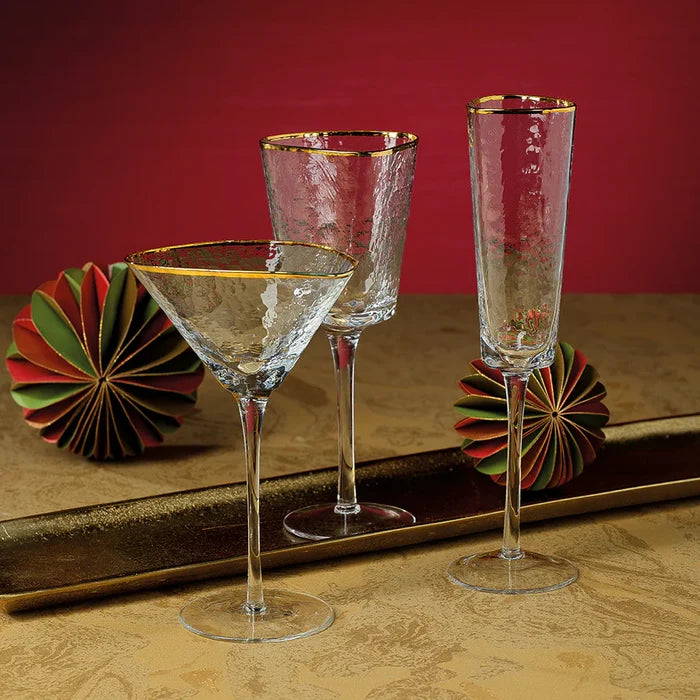 Aperitivo Triangular Martini Glass