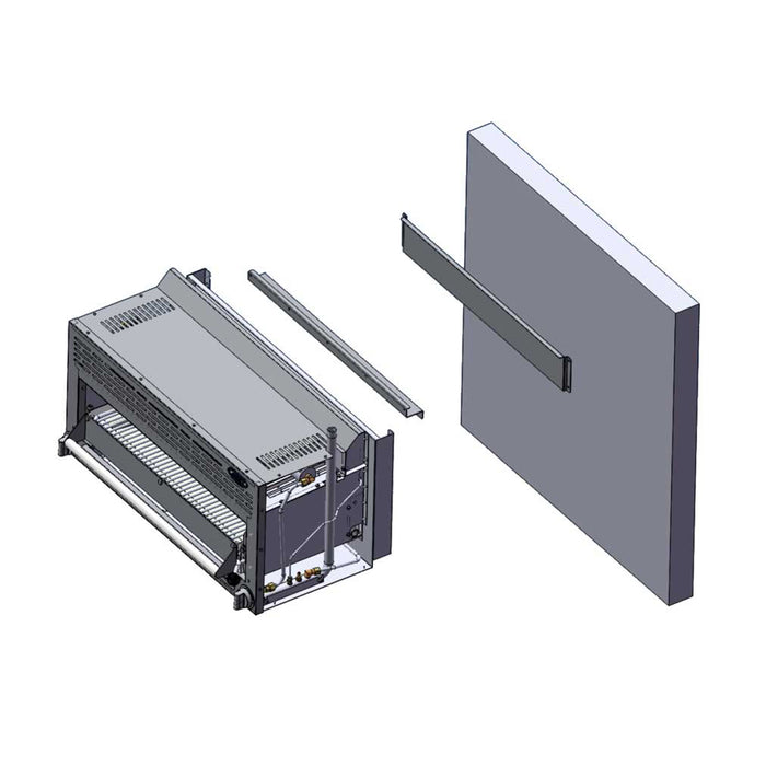 Atosa 21208001048 wall mount kit for salamander and cheese melter