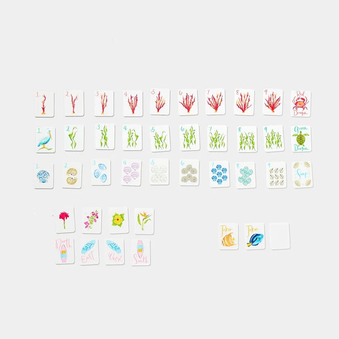Beach Edition Mahjong Tiles