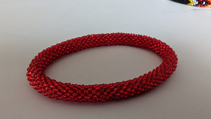 Beaded Bangle indigenous art gift by North of Fifty Indigenous Boutique Canada