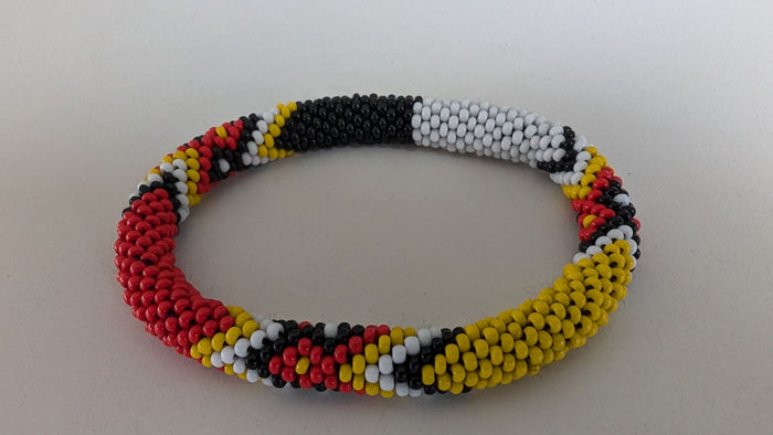 Beaded Bangle indigenous art gift by North of Fifty Indigenous Boutique Canada