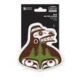 Bear the Tree Hugger Vinyl Sticker
