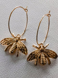 Bee Earrings indigenous art gift by Canadian Fashion & Home Decor Boutique Canada