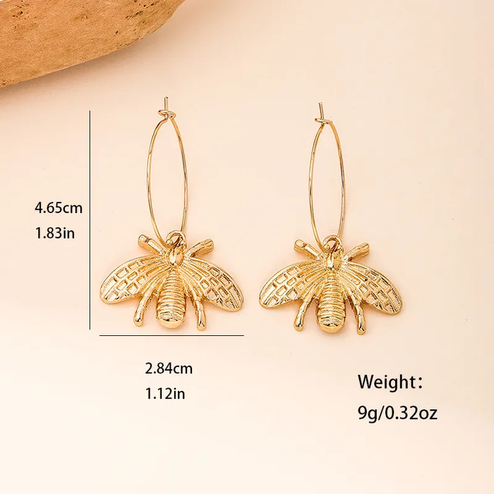 Bee Earrings indigenous art gift by Canadian Fashion & Home Decor Boutique Canada