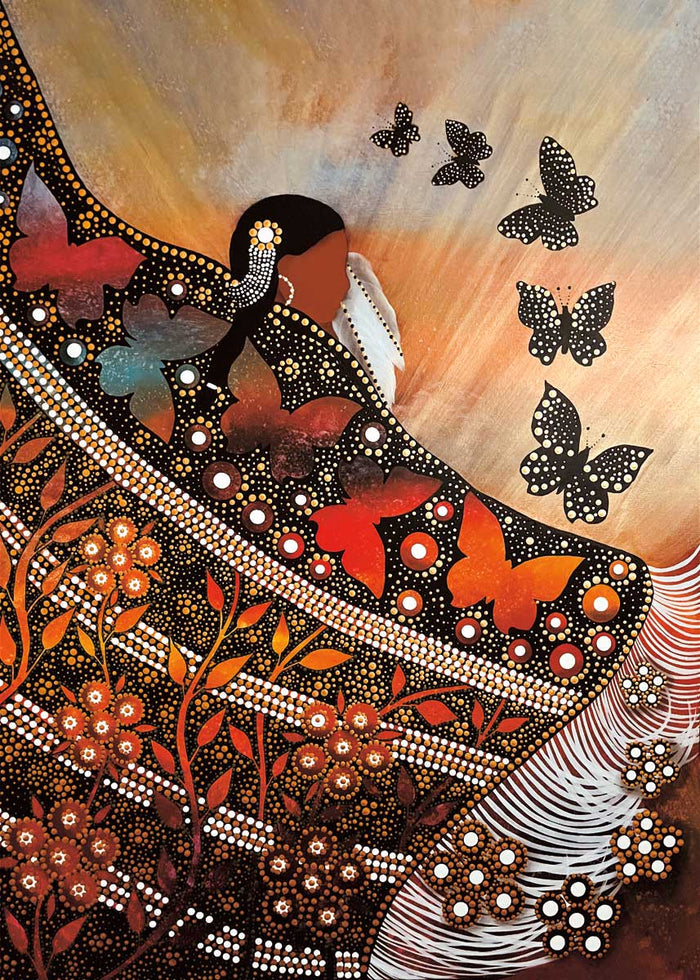 BETTY ALBERT Framed Art Card Collection - Choose from a selection of 18 prints indigenous art gift by Betty Albert Canada