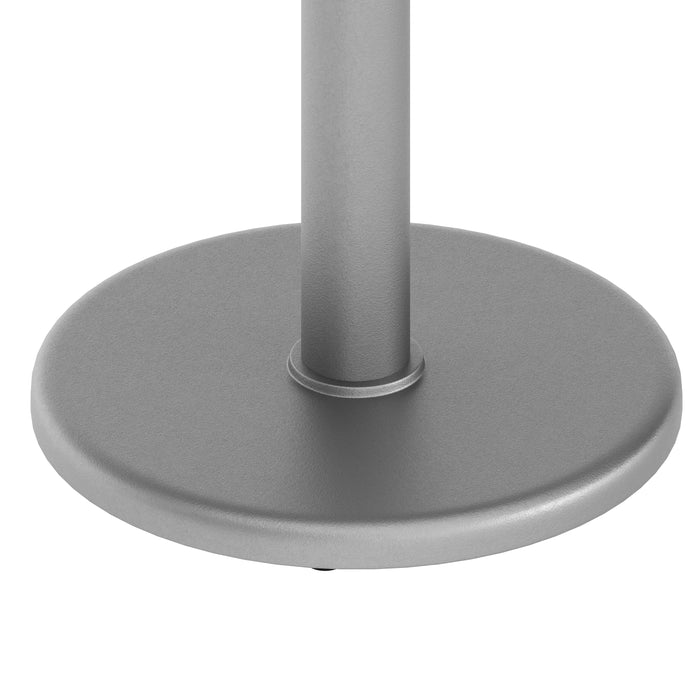18" RD Silver Base w/ Column
