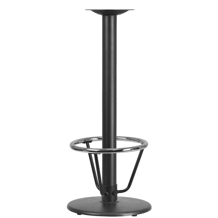 Black 18 RND Bar Height Base