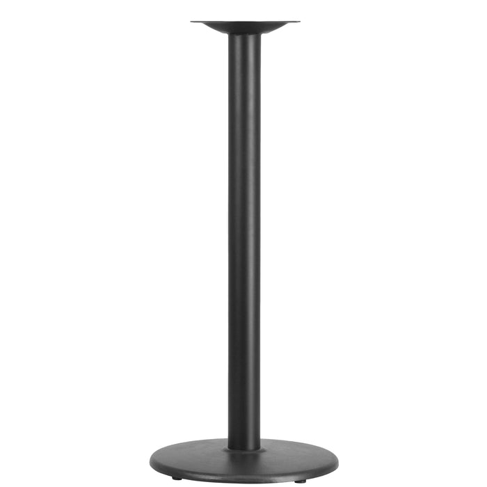 Black 18 RND Bar Height Base