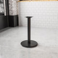 Black 18 RND Table Height Base