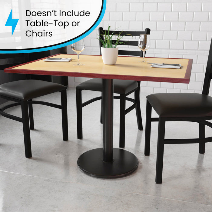Black 18 RND Table Height Base