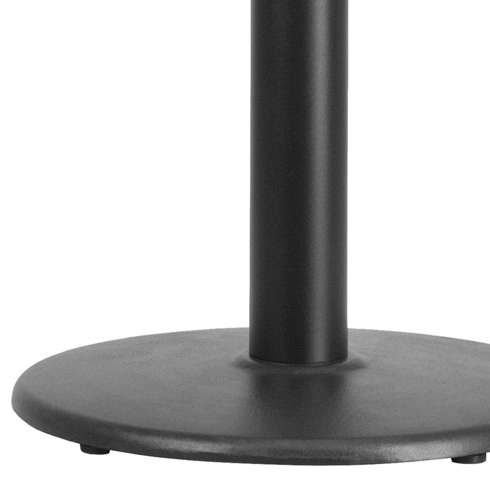 Black 18 RND Table Height Base