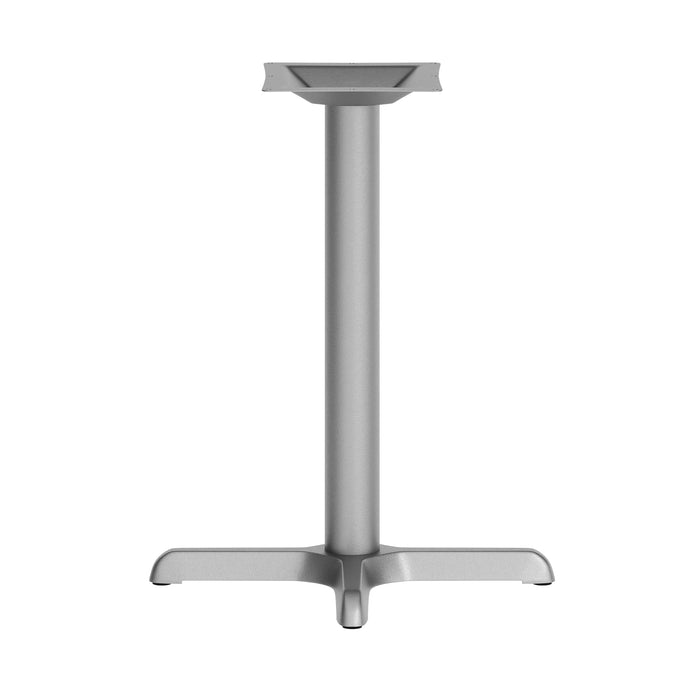 22x22 Silver X-Base w/ Column