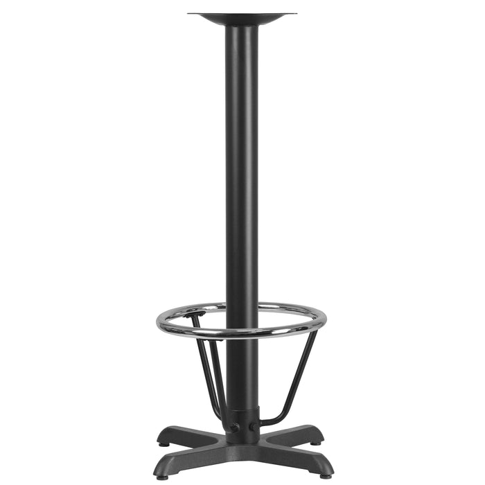 Black 22x22 Bar Height X-Base