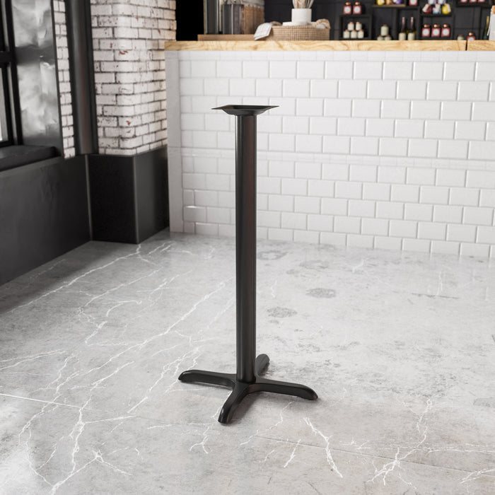 Black 22x22 Bar Height X-Base