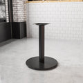 Black 24 RND Table Height Base