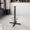 Black 30x30 Bar Height X-Base