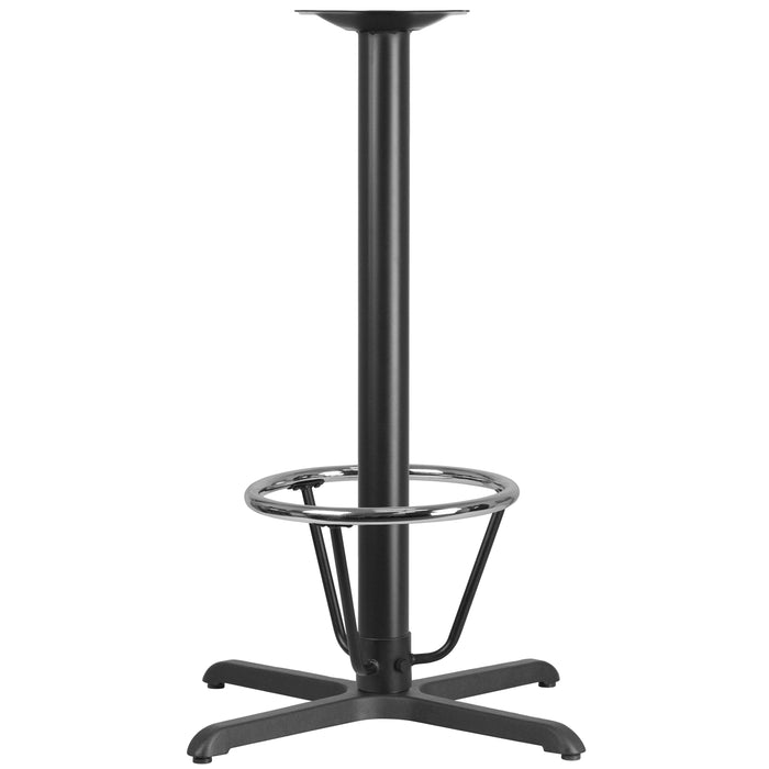 Black 30x30 Bar Height X-Base