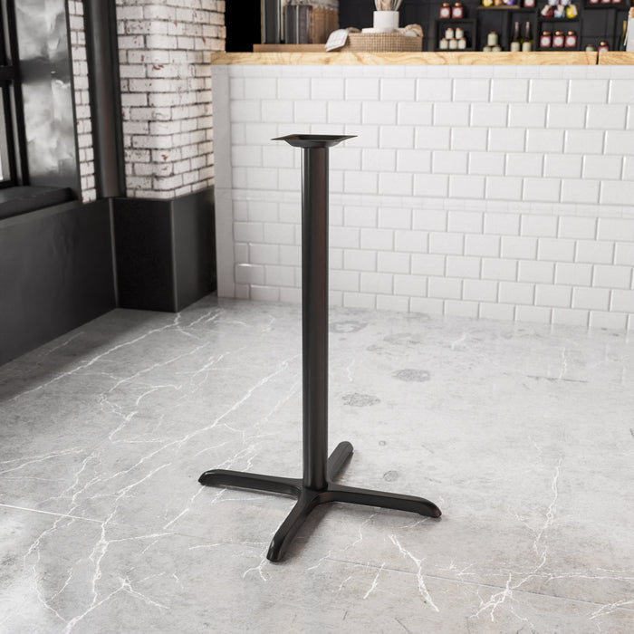 Black 30x30 Bar Height X-Base
