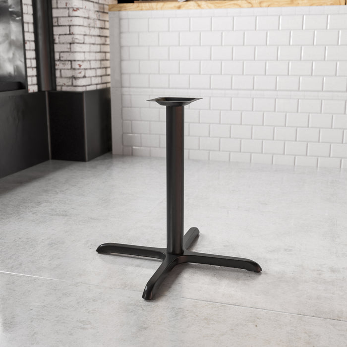 Black 30x30 Table HT X-Base