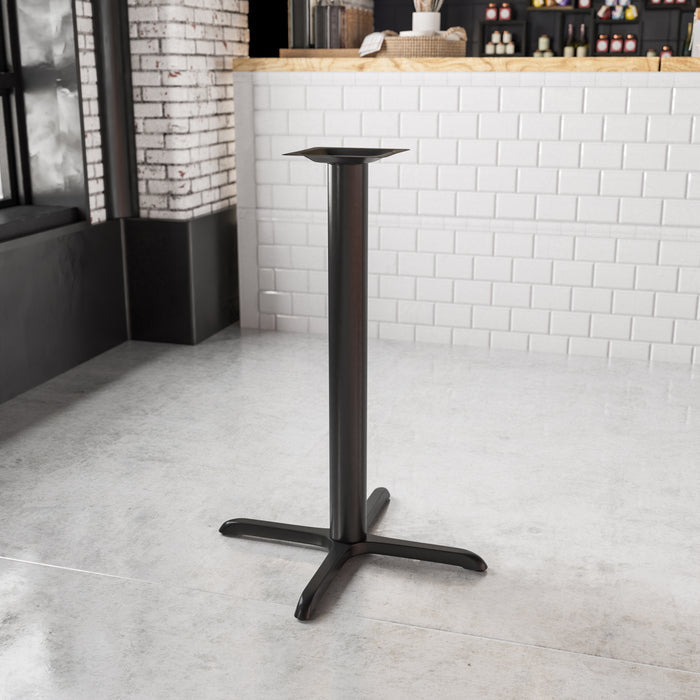 Black 33x33 Bar Height X-Base