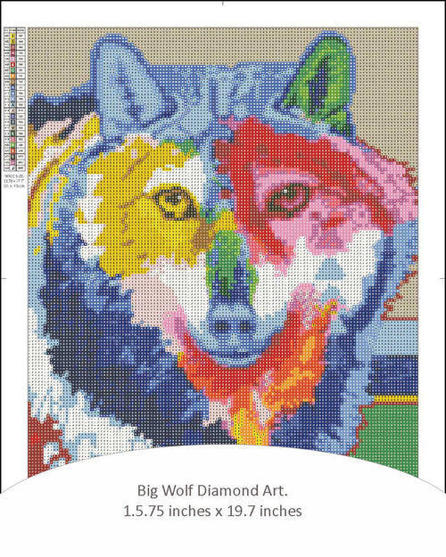 Big Wolf indigenous art gift by John Balloue Canada