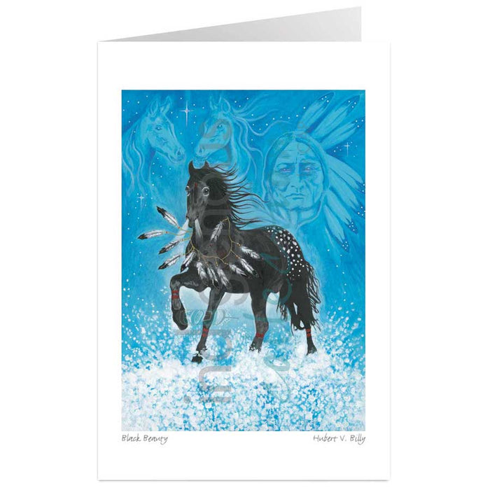 Hubert V. Billy Black Beauty Wall Art | Native Art Canada