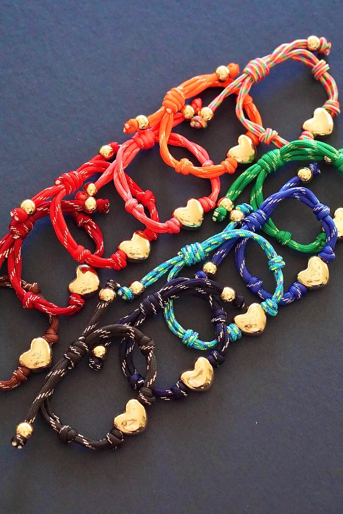 Blaine Puffy Heart Paracord Bracelet