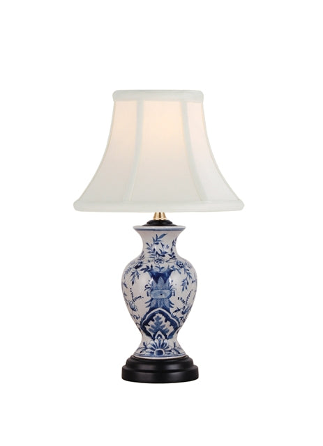 Blue and White Porcelain Vase Lamp