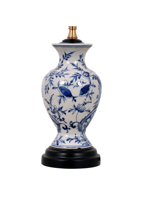 Blue and White Porcelain Vase Lamp