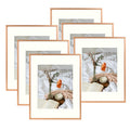 BOGO 11x14 Aluminum Frame for 8x10 Picture Rose Gold (6 Pcs Per Box)