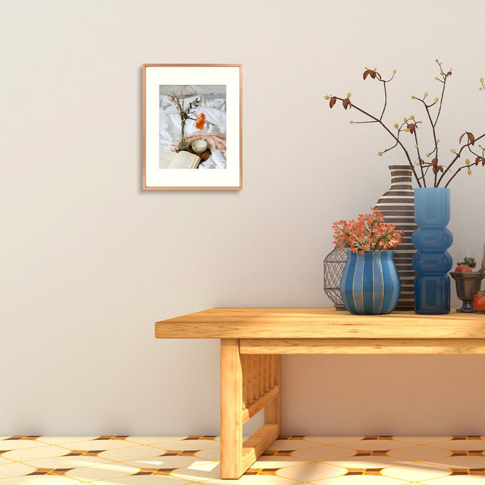 BOGO 11x14 Aluminum Frame for 8x10 Picture Rose Gold (6 Pcs Per Box)